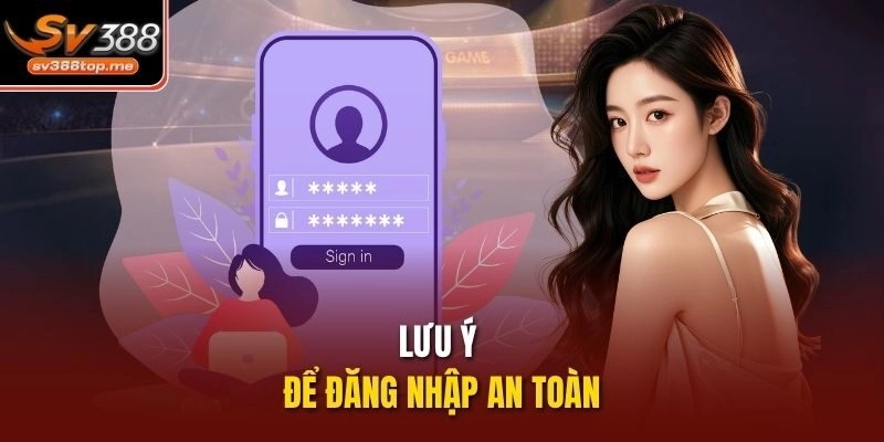Lưu ý để đăng nhập an toàn